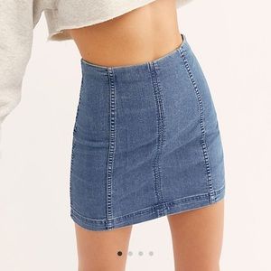 Free people modern femme mini skirt